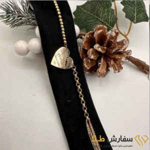 دستبند تلفیقی زنجیر رورو و گوی تیفانی ST4537