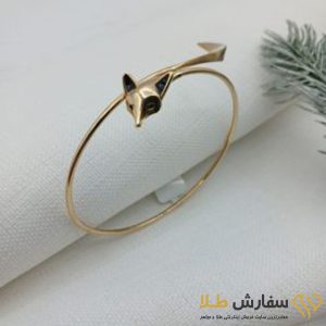 دستبند بنگل روباه طلا ST4538