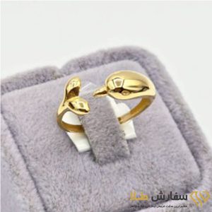 انگشتر مینیمال طلا پازل - ST4779