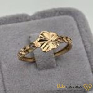 انگشتر تراش و کارتیه طلا - ST5071