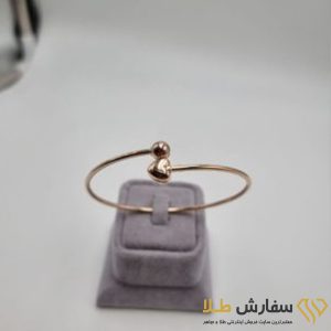 بنگل قلب و گوی طلا روی هم ST5099