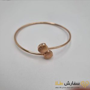 بنگل دوصدف طلا ST5098