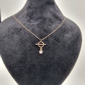 گردنبند مینا دار طلا ستاره AJ4910