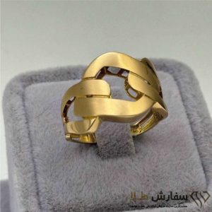 انگشتر طلا پورتوفینو پیچ -ST4661