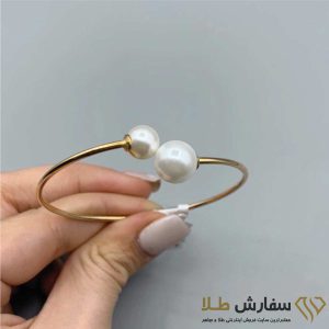 دستبند بنگل دو سر مروارید ST1688