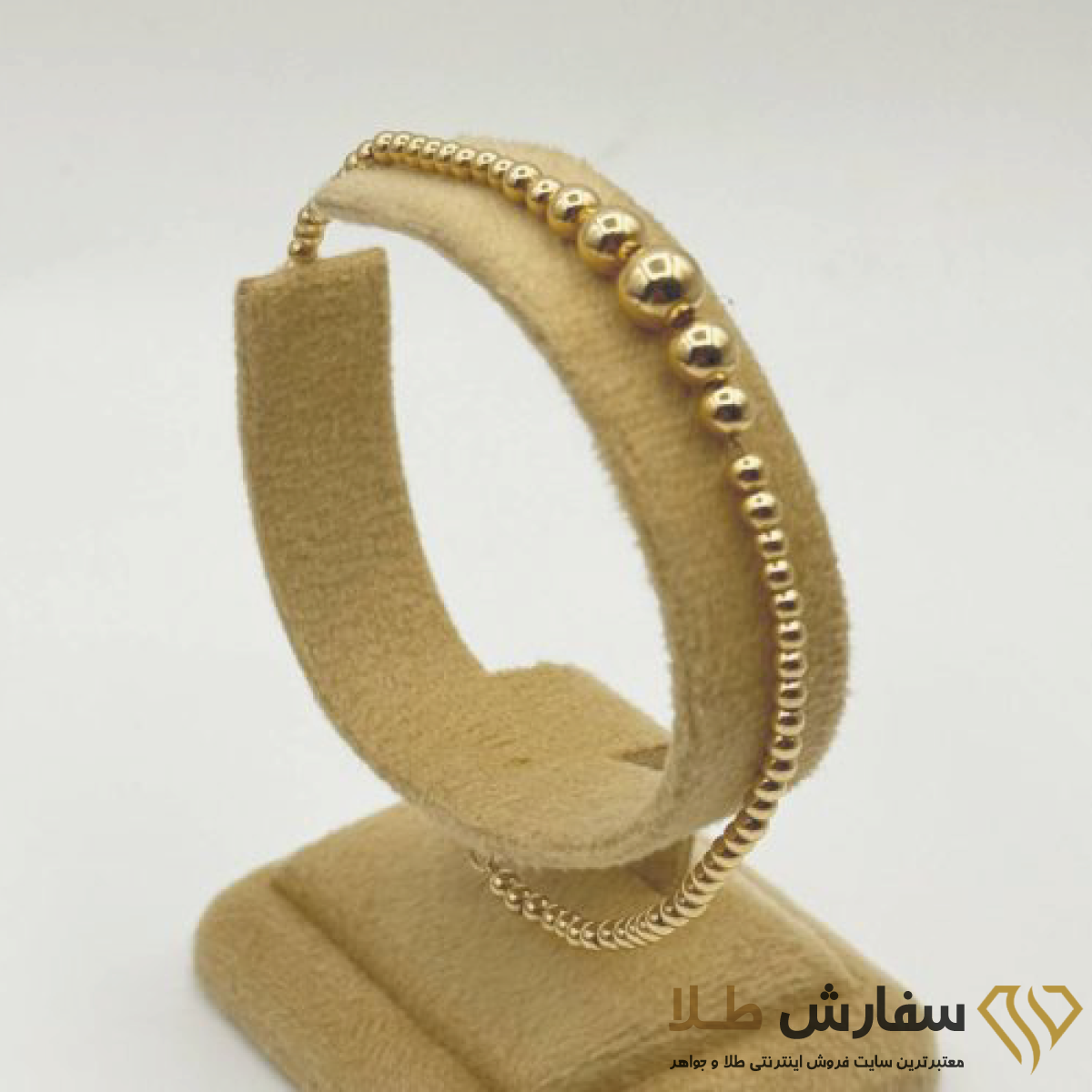دستبند-گوی-طلا-ST4720 دستبند گوی طلا ST4720 - Image 1