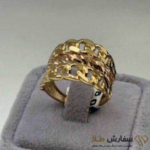 انگشترطلاپورتوفینو دوطرف زنجیرST4660