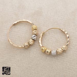 گوشواره حلقه ای و گوی البرنادو AJ1679