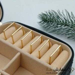 انگشتر خطی طلا ST4493