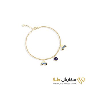 دستبند طلا کارتیه و دو فولکس st200