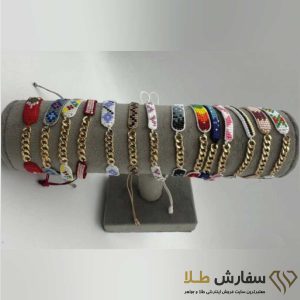دستبندهای میوکی وسط طلا ST5132