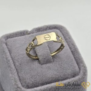 انگشتر طلا هفت طرح لوکس و جذاب ST4890