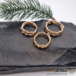 انگشتر طلا طرح کارتیر ST4067