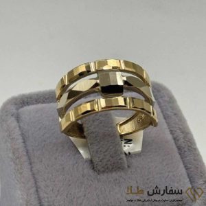 انگشتر طلا پورتوفینو مثلثی ST4650