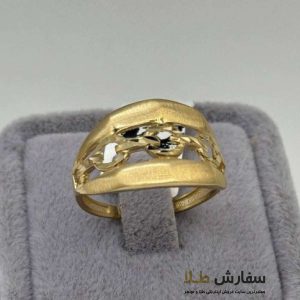 انگشتر طلا پورتوفینو زنجیر وسط ST4634