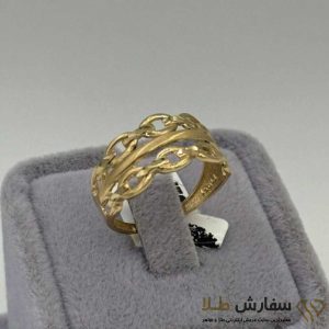 انگشتر طلا پورتوفینو دوور زنجیر ST4644