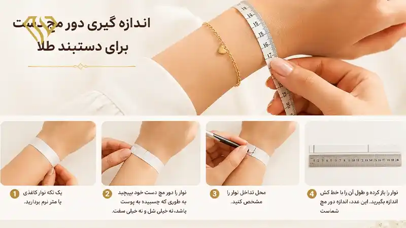 اندازه گیری دستبند