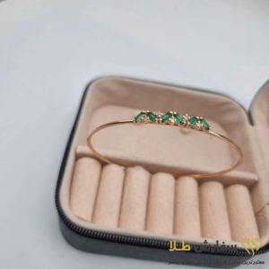 بنگل طلا سنگدار