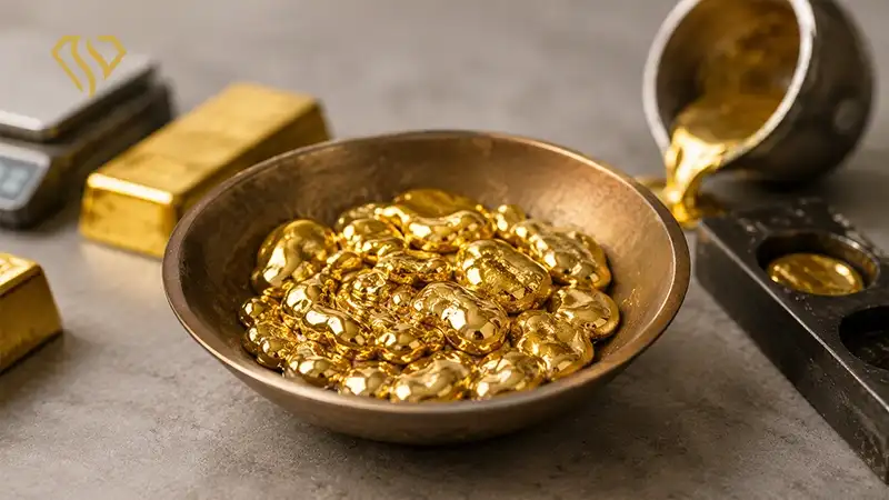 طلای آب شده