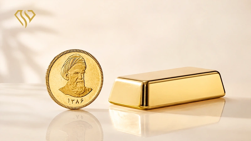 مقایسه سرمایه گذاری در شمش و سکه 2